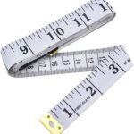 60 Inch 150cm Soft Tape Measure for Sewing Tailor Flexible Cloth Ruler Body Size Measurement, White - Image 2