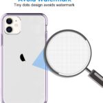 Case for iPhone 11 6.1 Inch, Shock Absorption Bumper Cover, Anti Scratch Clear Back, Purple(2019) - Image 5