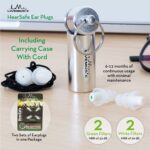 LiveMus!c HearSafe Ear Plugs High Fidelity Earplugs for Musician, Concert, Drummer, Percussion, DJ & Clubbing Reusable, Comfortable & Hypoallergenic Silicone Triple Flange Design Ear Protection from Loud Sounds, Noise Protection, Noise Cancelling Patented Filter, Best Attenuation Lifetime Guarantee(Standard Size) - Image 6