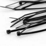 100 Pack Cable Ties, 100mm x 2.5mm Strong Nylon Zip Ties Wraps, Black - Image 5