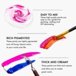 Acrylic Paint Set 30 x12ml Tubes Artist Quality Non Toxic Rich Pigments Colors Great For Kids Adults Professional Painting on Canvas Wood Clay Fabric Ceramic Crafts - Image 3