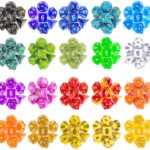 DND Dice Set, 140PCS Polyhedral Game Dice, 20 Set Double Color DND Role Playing Dice with 1 Big Pouch for Dungeon and Dragons DND RPG MTG Table Games Dice D4 D8 D10 D12 D20 … - Image 2