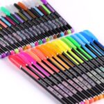48 Packs Colour Gel Ink Pens Set Glitter Metallic Gel Pens Art Markers for Adult Coloring Books Pastel Gel Pen Set Draw and Write 1.0mm Tip 12 Metallic 12 Glitter 12 Neon 12 Pastel - Image 4