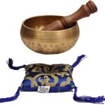 Store Nepalese Hand Hammered Tibetan Meditation Yoga Singing Bowl Set - Image 3
