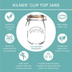 Facetted Clip Top Jar, 1.8L, Transparent 01773 - Image 5