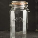 Facetted Clip Top Jar, 1.8L, Transparent 01773 - Image 4