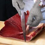 1Pair Cut Resistant Glove Food Grade Level 5 Protection,Safety Kitchen Cut Gloves for Oyster Shucking,Fish Fillet Processing,Mandolin Slicing,Meat Cutting and Wood Carving,Medium[Upgrade] - Image 5