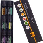 Essential Oils Set 100% Pure Aromatherapy Therapeutic Oils Kit Gift for Diffuser and Aromatherapy Includes Lavender, Peppermint, Sweet Orange, Eucalyptus, Tea Tree and Lemongrass Essential Oil Kit 6 x 10ml - Image 2
