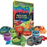 Mega Slime Kit & Putty Lab 4 Types of Amazing Slime for Girls and Boys plus 4 Types of Putty including Magnetic Putty, Fluffy Slime and Glow in the Dark Putty