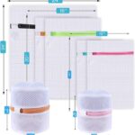 7 Pack Mesh Laundry Bags, 1 Extra Large &2 Large &2 Medium & 2 Bra Bags, Washing Machine Wash Bags, Lingerie Wash Bags for Delicate Clothes with Premium Zipper Lock - Image 2
