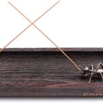 Incense Burner Incense Holder Wood Handmade Extra Large Boat Shaped Incense Stick Holder 28x10cm for Nag Champa, Sandalwood Incense, and More with Bonus Ant Insence Holder Anti Slip - Image 2