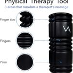 Foam Roller Firm Foam Density Muscle Roller for Yoga, Pilates and Exercise Back Black EVA 33 x 14 cm Massage Roller for Soft Deep Tissue Massage, Physical Therapy and Trigger Point Release Includes Carry Bag - Image 3