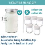 Stainless Steel Yoghurt Maker with 1 Quart Glass Jar and Complete Recipe Book to Make 12+ Easy Homemade Dairy Free and Milk Yogurts - Image 3