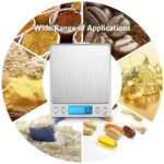 Digital Kitchen Scale 3000g 0.01oz/ 0.1g Pocket Cooking Scale Mini Food Scale Pro Electronic Jewelry Scale with Back Lit LCD Display Tare & PCS Functions Stainless Steel Batteries Included - Image 5