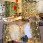 168 Feet 24 Strands Artificial Ivy Leaf Plants Hanging Vine with 100 LED 33 Feet String Lights Perfect for Wedding Party Garden Outdoor Greenery Wall Decoration - Image 4