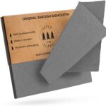 Swedish Dishcloths Eco Friendly Reusable Sustainable Biodegradable Cellulose Sponge Cleaning Cloths for Kitchen Dish Rags Washing Wipes Paper Towel Replacement Washcloths(10 Pack Grey)