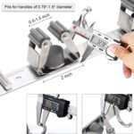 Broom Mop Holder Wall Mount Stainless Steel Wall Mounted Garden Tool Storage Tool Rack Storage & Organization for Your Home,Kitchen,Bathroom,Garage,Closet and Shed(3 Racks 4 Hooks) - Image 5