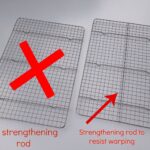 Cooling Rack Baking Rack Twin Set. Stainless Steel Oven and Dishwasher Safe Wire Rack. Fits Half Sheet Cookie Pan - Image 3