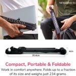 Nexstand, Travel Laptop Stand,Foldable & Adjustable Notebook Holder. 8 Height Options, Eye Level, Ergonomic, Lightweight, Compact and Universal Fit for PC MacBook Computer and Most laptops. Black. - Image 4