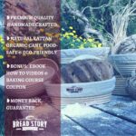 Oval Proofing Basket Set by Bread Story Oval Banneton/Brotform Handmade Unbleached Natural Cane Bread Baking Kit with Cloth Liner + Free Bread Baking Ebook, Course Discount, & Coupon(25x15cm) - Image 5