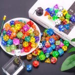 DND Dice Set, 140PCS Polyhedral Game Dice, 20 Set Double Color DND Role Playing Dice with 1 Big Pouch for Dungeon and Dragons DND RPG MTG Table Games Dice D4 D8 D10 D12 D20 … - Image 3