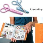 4'' Stainless Steel Detail Craft Scissors Set with Straight, Round, High Precision, Sharp Tips and Safety Cover Great for Art Work Scrapbooking, Paper Cutting, Sewing, Crafting, DIY - Image 3
