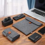 ProCase MacBook Air 13 Inch M1 A2337 A2179 A1932/MacBook Pro 13 Inch Laptop Sleeve 2016 2020, Felt Sleeve Case Cover for MacBook Air 13/ Pro 13/iPad Pro 12.9 with an Extra Accessory Organizer Black - Image 7