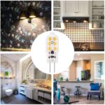 G4 LED Light Bulb Bi Pin Base 1.5Watt 15 20W Halogen Bulb Equivalent 12 Volt Warm White 3000K 180 Lumen Non dimmable Pack of 10 - Image 7