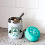 Food Thermal Food Container with Spoon and Bowl, Leek Proof, Maintains food temperarture(Aqua) - Image 2