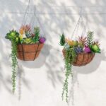 Artificial Hanging Succulent Plants 2 Pack String of Pearls Plant Artificial Hanging Plants Unpotted Faux Plants Decor(Small) - Image 3
