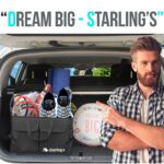 Car Trunk Organizer Car Boot Storage Bag, Durable Storage SUV Cargo Organiser Adjustable, Tidy Organization(Black) - Image 5