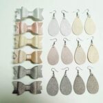 6 Pcs A4 Size Vivid Shiny Pearl Faux Leather Sheets for Earrings Bows Jewelry Making,Metallic PU Solid Color Fabric,21cm x 30cm - Image 7