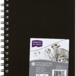 Derwent R31070F Academy Visual Art Diary Portrait 120 Pages Black A5