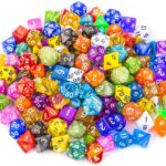 DND Dice Set, 140PCS Polyhedral Game Dice, 20 Set Double Color DND Role Playing Dice with 1 Big Pouch for Dungeon and Dragons DND RPG MTG Table Games Dice D4 D8 D10 D12 D20 … - Image 6