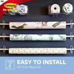 Medium Clear Oval Value Pack, 7 Hooks and 12 Strips, CL091 7NA - Image 4