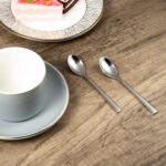 Demitasse Espresso Spoons Coffee Spoons Small Dessert Spoons 18/10 Stainless Steel Bistro Spoons 5.5 Inch, Set of 6. - Image 4