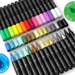 Acrylic Paint Pens 30 Assorted Markers Set 3.0mm Medium TIP for Rock, Glass, Mugs, Porcelain, Wood, Metal, Fabric, Canvas, DIY Projects. Non Toxic, Waterbased, Quick Drying. - Image 3