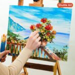 Acrylic Paint Set 30 x12ml Tubes Artist Quality Non Toxic Rich Pigments Colors Great For Kids Adults Professional Painting on Canvas Wood Clay Fabric Ceramic Crafts - Image 4