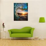 Paint by Numbers DIY Digital Canvas Oil Painting Adults Kids Paint by Number Kits Home Decorations Surfing 16 * 20 inch - Image 7