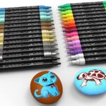 Acrylic Paint Pens 30 Assorted Markers Set 3.0mm Medium TIP for Rock, Glass, Mugs, Porcelain, Wood, Metal, Fabric, Canvas, DIY Projects. Non Toxic, Waterbased, Quick Drying. - Image 2