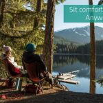 YIZI GO Portable Camping Chair Compact Ultralight Folding Backpacking Chairs in a Carry Bag, Heavy Duty 300 lb Capacity, for Hiker, Camp, Beach, Outdoor … - Image 2