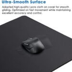 Extended Gaming Mouse Pad with Stitched Edges, Large Mousepad with Premium Textured Cloth, Non Slip Rubber Base, Waterproof Keyboard Pad, Mouse Mat for Gamer, Office & Home, 800x300x3 mm , Black{Aze Tec} - Image 7