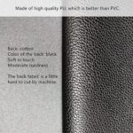 AUXIN 11.8" x 52" Faux Leather Roll for Bows Earrings Handbag Wallet Sewing Craft Making, Repair Decorate Leather Chair Sofa,Classic Black(30cm x 132cm) - Image 2
