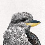 GX0096 Marini Ferlazzo Kookaburra Birds Tea Towel, Multicolour