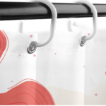 Mermaid Durable Mildew Resistant Shower Curtain for Bathroom with 12 Hooks Polyester Fabric Machine Washable Waterproof Shower Curtains 72 x 72 Inch - Image 2