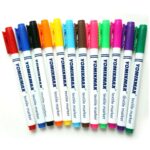 12PCS T-Shirt Permanent Clothes Shoes Fabric Textile Paint Marker Pens 12 Colors - Image 3