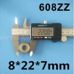 20x 608ZZ Deep Groove Ball Bearing ABEC-7 Skateboard 3D Printer RepRap 8*22*7mm - Image 6