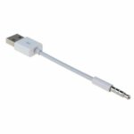 2X 3.5mm Stereo Audio Male To USB Converter Charging Cable Mp3 Mp4 Mini Charger - Image 3