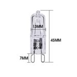 2pcs 25W G9 Warm White Halogen Oven Dimmable Bi-Pin Light Bulb 220-240V 2000hr - Image 4