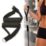 2x Pulldown Tricep Rope Cable Handle V Bar Dip Resistance Multi-Gym Training - Image 5